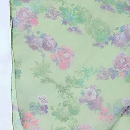 VredeVogel Women Chanderi Silk Woven Design Kurta with Leggings & Dupatta image 4