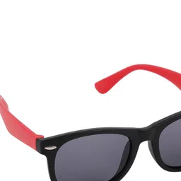 DukieKooky Kids Wayfarer Sunglasses with Polarised and UV Protected Lens DKSG494B-Black image 3