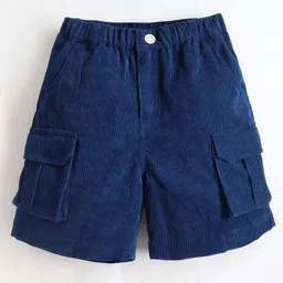 Cherry Crumble By Nitt Hyman Textured Shorts - Blue-picture-14