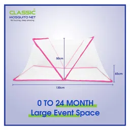 classic mosquito nets Classic Mosquito Net for Baby Mosquito Net - Pink image 3