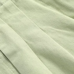 Little Kangaroos Cotton Knit Full Length Solid Colour Trouser with Cargo Pockets - Light Green image 3