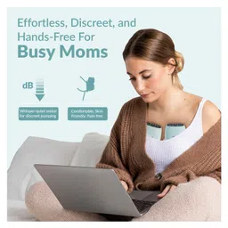 Roboson Wearable Electrical Breast Pump For Feeding Mothers, Automatic Electric Milk Feeding Pumping Machine with 3 Modes & 9 levels, Large 1400 mah battery, 150 ml Milk Cup (1 Year Warranty) image 3