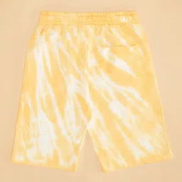 Pantaloons Junior Smooth Sailor Text Printed Tie Dye Shorts - White image 5