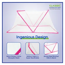 classic mosquito nets Classic Mosquito Net for Baby Mosquito Net - Pink image 5