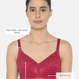 Triumph Delicate Doreen Wireless Non Padded Maximum Comfort Big-Cup Everyday Bra image 4