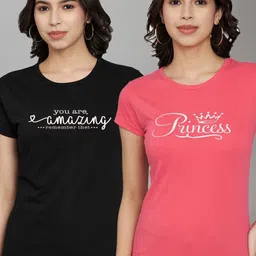 Trend Level Women 2 Applique T-shirt-picture-34