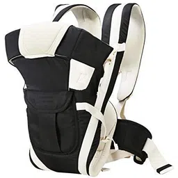 ghrasthi Reusable Diaper and Baby Carrier Combo, Multicolor, for 4 Months to 3 Years (Black) image 2