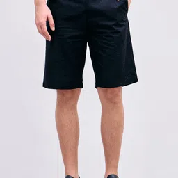 Iconic Men Regular Fit Mid-Rise Pure Cotton Chino Shorts-picture-21