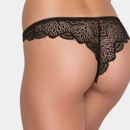 sweetflirt enterprises SweetFlirt Women 2 pcs Lace Thong Hipster Seamless Panty image 5