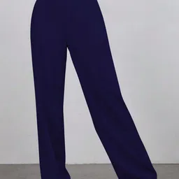 TOOCHKI Women Relaxed Straight Leg High-Rise Non Iron Wide Leg Trouser-image-8