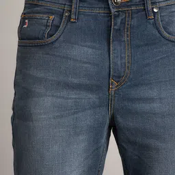 TIM PARIS Logan Men Original Straight Fit Mid-Rise Light Fade Stretchable Jeans image 4