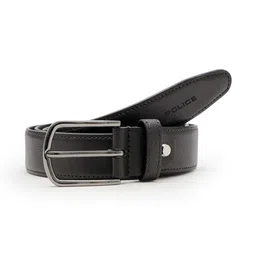 Police Men Solid Formal Belt image 3