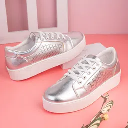 DressBerry Women Casual Lace-up Sneakers-image-61