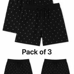 backtostyle Pack of 3 Printed Women Boxer-picture-37
