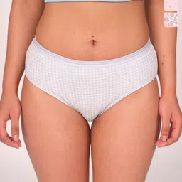 Munns & Mars Pack of 3 Printed Mid Rise Anti Bacterial Hipster Brief-picture-45