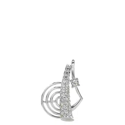 VALANOVA Women Hallmarked 14K White Gold & Certified Lab Grown Diamond 0.23cts Pendant-picture-25
