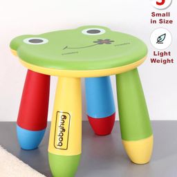 Babyhug Small Size Stool Frog Design - Green-picture-6