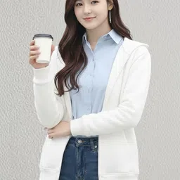 LECOWAR Women Fleece Lightweight Open Front Jacket-picture-22