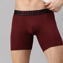 Zoiro Men Mid-Rise Outer Elastic Long Trunk image 4