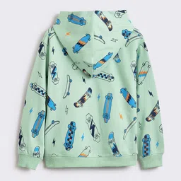 Hopscotch Boys Printed Hooded Sweatshirt image 5