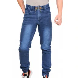 BuaGi Collection Men Jogger Mid-Rise Light Fade Jeans-image-1