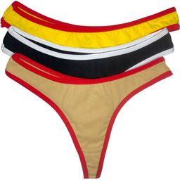 Diving Deep Women Pack of 3 Cotton Thongs Briefs-picture-49