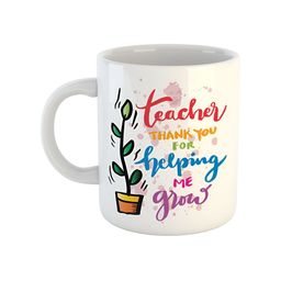 ARTBUG White Printed Ceramic Glossy Core Set of Cups and Mugs-picture-11