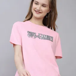 Free Authority Spy X Family Printed Pure Cotton Round Neck T-Shirt-picture-10