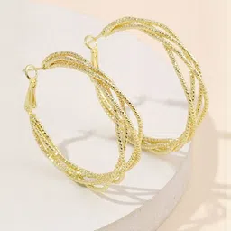 StyleCast Women Contemporary Hoop Earrings-image-25