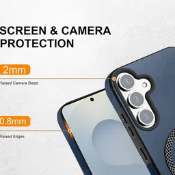 Karwan Unisex Samsung S23 FE Magnetic Impact Resistant Back Case image 4