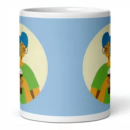 Mr UVD Blue Ceramic Cup image 4