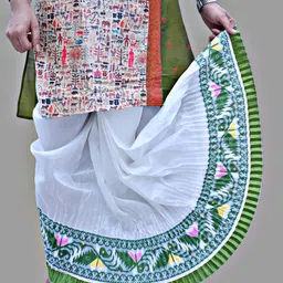 AMIT ONLINE Men Printed Slip-On Dhoti Pants image 2
