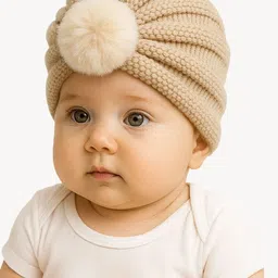 The Little Lookers Kids Woollen Turban Beanie Cap-picture-17