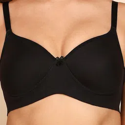 DressBerry Pack Of 2 Breathable Cotton Full Coverage Padded Bra image 5