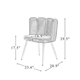DOE BUCK Green Wood Cushion Marsillo Accent Chair image 5