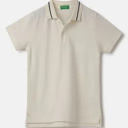 United Colors of Benetton Boys Polo Collar Pure Cotton T-shirt-picture-44