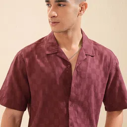 HIGHLANDER Men Opaque Checked Casual Shirt-picture-19