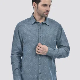 Numero Uno Men Slim Fit Floral Printed Spread Collar Cotton Casual Shirt-picture-35