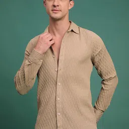 Voroxy Men Relaxed Opaque Casual Shirt-picture-34