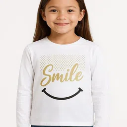 VP TEXX Girls Cotton Regular Fit Tshirts-image-91