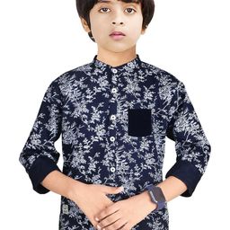 MADE IN THE SHADE Unisex Kids Floral Printed Casual Shirt-picture-33