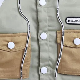 FOURFOLDS Boys Colourblocked T-shirt & Trousers With Jacket image 4