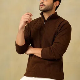 Voxmonks Men Ribbed Pullover image 2