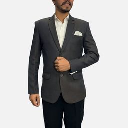 GARGIAN Master Cut Men Self-Design Double-Breasted Slim Fit Smart Casual Blazer-picture-33