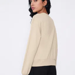 People Women Round Neck Sweatshirt image 4