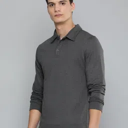 Moda Rapido Men Polo Collar Applique T-shirt image 4