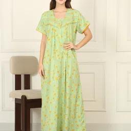 Sweet Dreams Women Printed Maxi Nightdress image 3