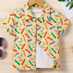 Arav Creation Unisex Kids Relaxed Printed Casual Shirt-picture-53