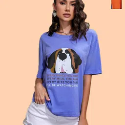 Christy World Women Pack Of 2 Printed Cotton T-shirt-image-92