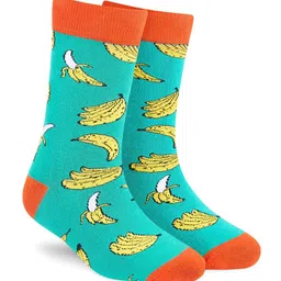 Dynamocks Pack Of 4 Printed Calf-Length Socks image 3